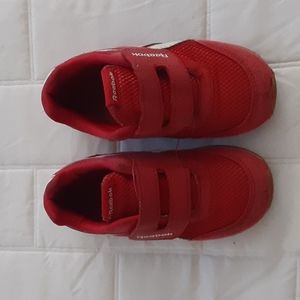 Red Reebok Retro Style Velcro Toddler size 8 Sneakers